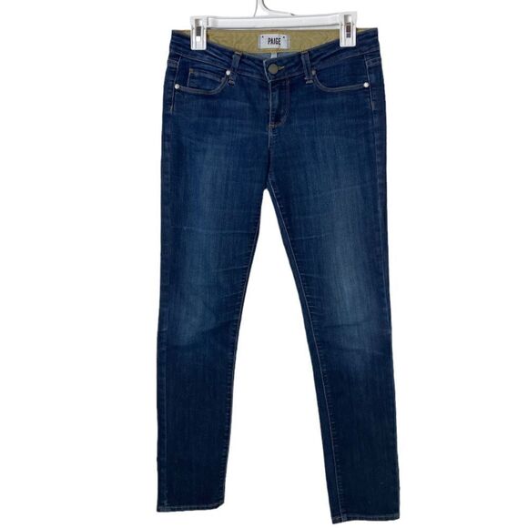 - #170 PAIGE medium wash skinny jeans - Picture 2 of 7